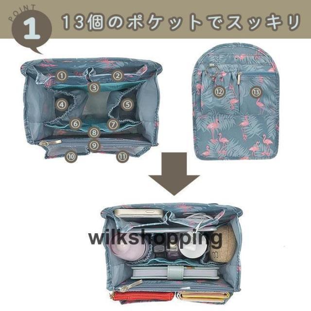 バッグインバッグ 無印 リュック 縦型 自立 小さめ Sサイズ 軽量 レディース メンズ インナーバッグ 便利グッズ 出張 | ブランド登録なし | 08