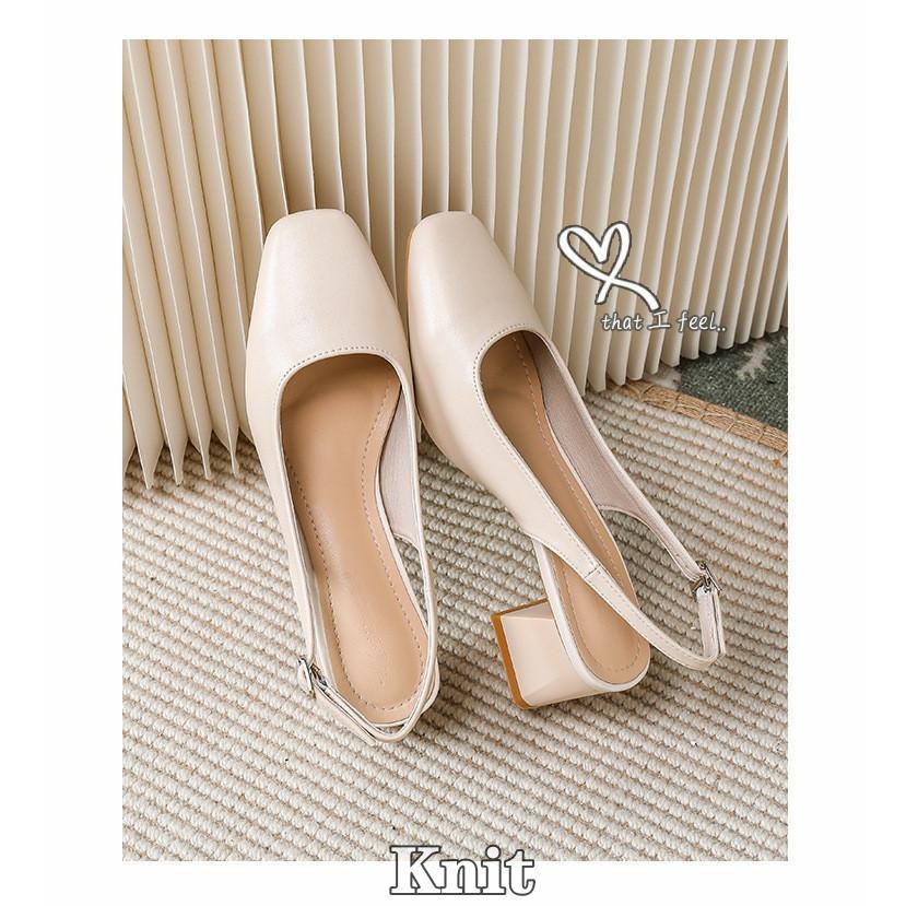 バックストラップ パンプス 痛くない 太ヒール ローヒール4.5cm ストラップ エナメル スクエアトゥ オフィスシューズ チャンキーヒール | ブランド登録なし | 12