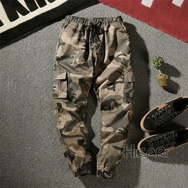 カーゴパンツ ミリタリーパンツ メンズ 軍パン 迷彩柄 カモフラ パンツ テーパードパンツ カジュアル ミリタリー | ブランド登録なし | 09