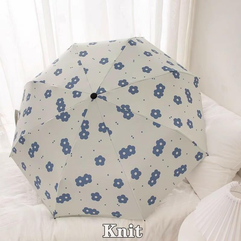 折りたたみ傘 自動開閉 晴雨兼用 ブルーフラワー おしゃれ 軽量 日傘 UV カット 遮熱 遮光 耐風 コンパクト レディース 通勤 通学 プレゼント | ブランド登録なし | 09
