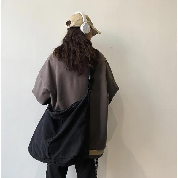 ニュースペーパーバッグ 大容量 A４ 大きめ トートバッグ ショルダーバッグ 材帆 レディース メンズ 通勤 通学 レジャー | ブランド登録なし | 19