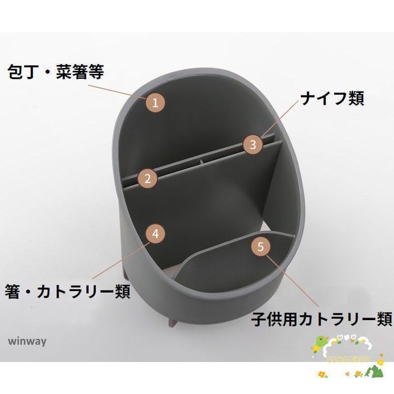 箸立て 箸入れ カトラリースタンド 収納 お箸 スプーン フォーク キッチンツール 卓上 水切り 排水 大容量 多機能 インテリア | ブランド登録なし | 11