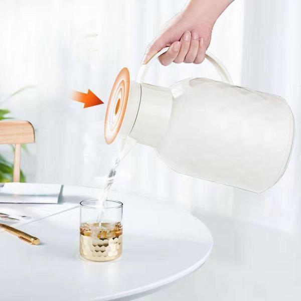 魔法瓶ポッド 保温ポッド 卓上ポット おしゃれ 1000ml1600ml ティーポット 家庭用 お茶 白湯 洗いやすい 取っ手付き 密封 漏れない | ブランド登録なし | 06