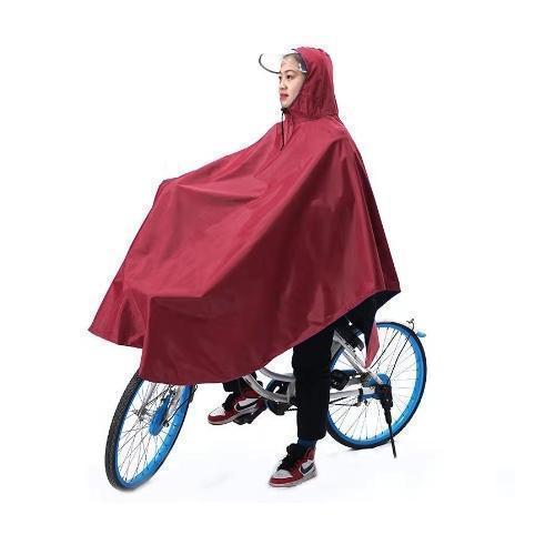 自転車用レインポンチョ レインコート 自転車 レディース かわいい バイク フード 雨具 防水 通勤 通学 風めくれ防止 レインウェア ポッキリ | ブランド登録なし | 02
