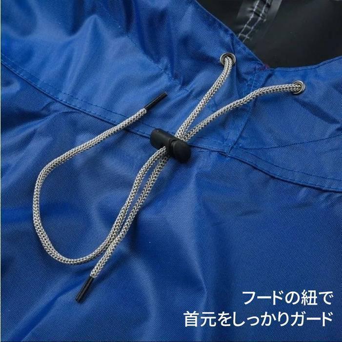 自転車用レインポンチョ レインコート 自転車 レディース かわいい バイク フード 雨具 防水 通勤 通学 風めくれ防止 レインウェア ポッキリ | ブランド登録なし | 05