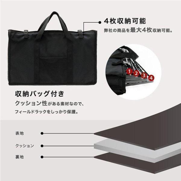 フィールドラック キャンピングラック 収納ケース付き 天板付き マットブラック コンパクトアウトドアテーブル 折りたたみ テーブル棚 | ブランド登録なし | 11