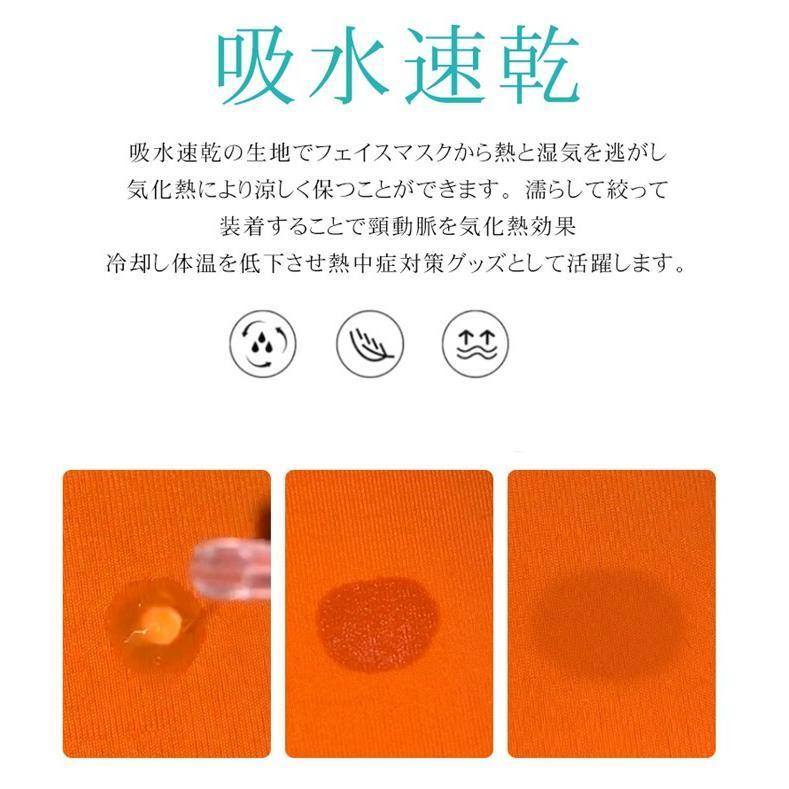 フェイスカバー ネックガード 冷感 通気 uvカット 日焼け防止 ネックカバー | ブランド登録なし | 10