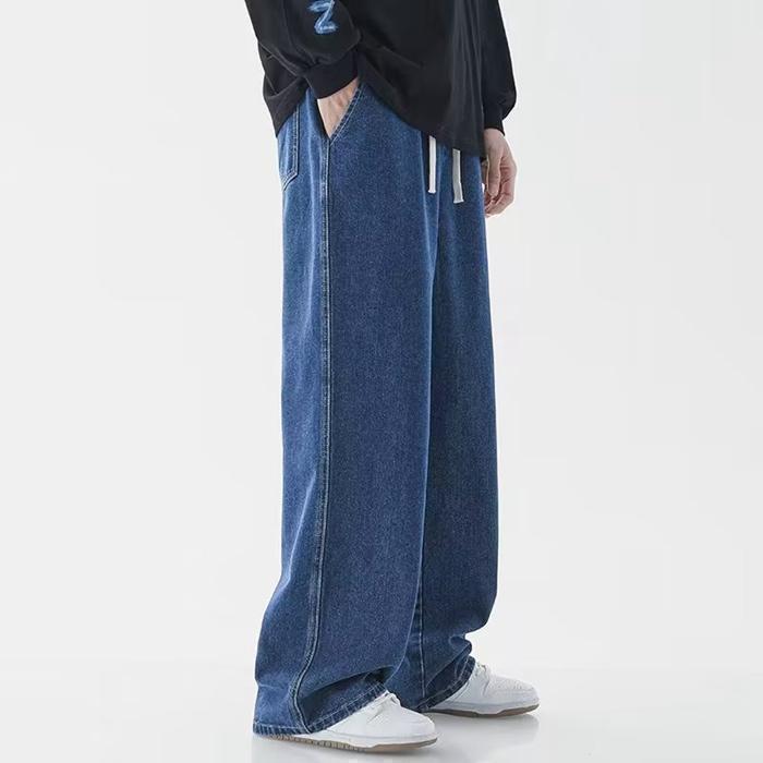 デニムパンツ ジーンズ メンズ ワイド　デニム ゆったり ストレート カジュアル ワイドレッグ パンツ ズボン メンズ ロングパンツ | ブランド登録なし | 07