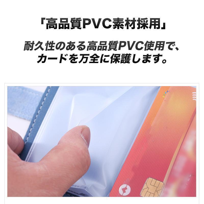 カードケース 26枚収納 スキミング防止 レザー 全6色 マルチポケット 高耐久 防犯グッズ 便利 お買い物 旅行 診察券 安心 ポイント利用 | ブランド登録なし | 04