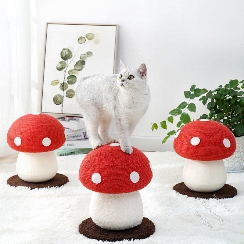猫用爪とぎタワー きのこおもちゃ 猫用おもちゃ キノコ キャットタワー　爪とぎポール ストレス解消 可愛い | ブランド登録なし | 06