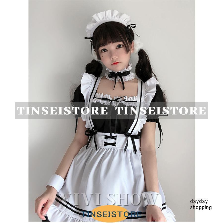 衣装 メイド服 コスプレ 魔女 メイド コスチューム 女王 巫女 仮装 ロングワンピース3点セット レディース ドレス レース 可愛い パーティー変装 | ブランド登録なし | 05