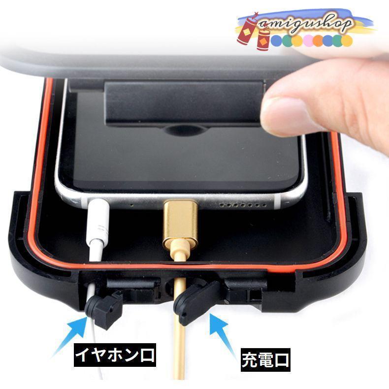 スマホホルダー 携帯ホルダー マウント スタンド ケース 自転車 ロードバイク オートバイ 防水 固定 落下防止 360度回転 | ブランド登録なし | 11