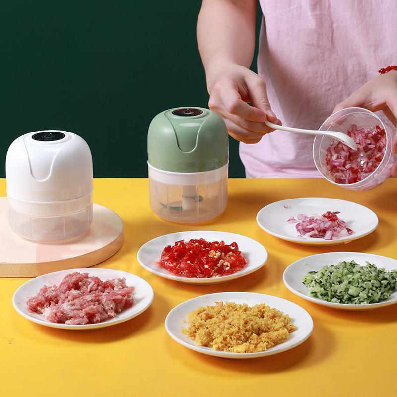 薬味 フードプロセッサー 家庭用 電動 一台多役 軽量 ナッツ かき氷 しょうが 大根おろし 離乳食 調理家電 業務用 小型 みょうが | ブランド登録なし | 07