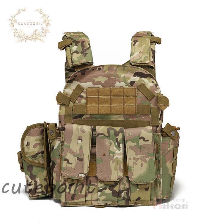 タクティカル コスプレ サバゲー サバイバルゲーム ミリタリー ナイロン メンズ 多機能 戦闘服 装備 | ブランド登録なし | 01