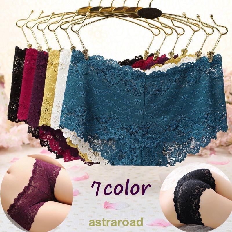 ボックスショーツ ローライズ レディース インナー 女性 下着 パンツ パンティー ショーツ ボーイレッグ 総レース カラバリ豊富 きれい 夏 | ブランド登録なし