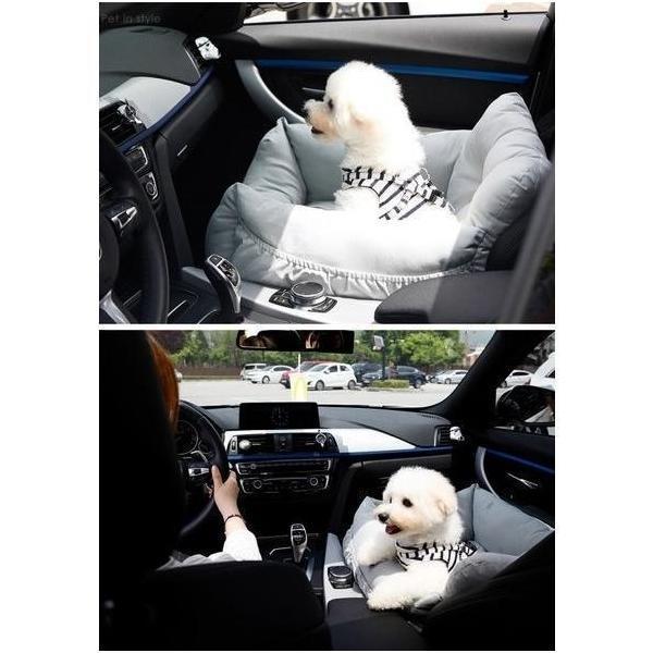 ドライブシート Lサイズ 車載ドライブボックス ペットソファー 犬猫クッション ドライブベッド 家用 車用 ペットソファ ドライブ用品 | ブランド登録なし | 07