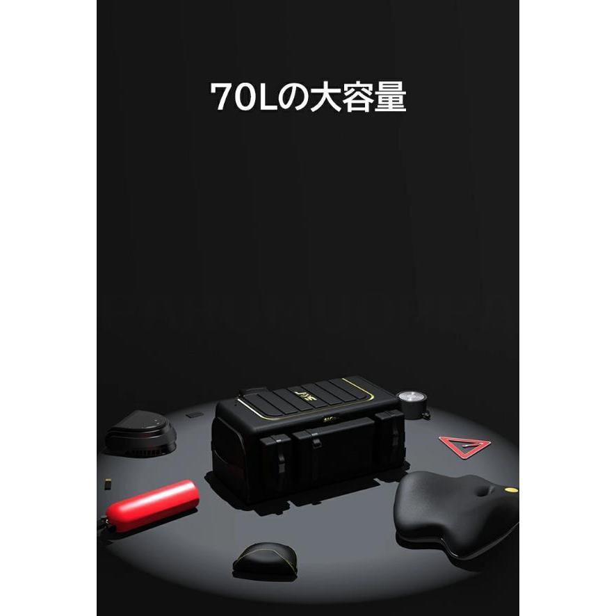 車用収納ボックス トランクボックス 超大容量 50L 70L 折り畳み式 車載 収納箱 box トランク収納ケース 取っ手付 防水 カー用品 車のトランクオーガナイザ | ブランド登録なし | 05