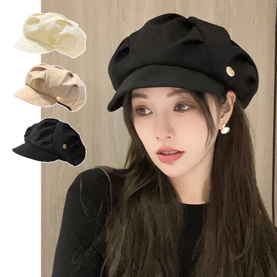 春 夏 秋 冬キャスケット レディース帽子 ボリューム | ブランド登録なし