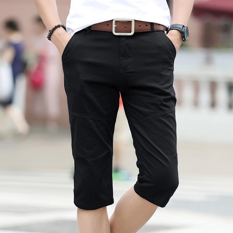 綿クロップドパンツ メンズ 七部丈7分 アンクル 夏 おしゃれ 50代 40 30 60父の日 普段着 細身 | ブランド登録なし | 07