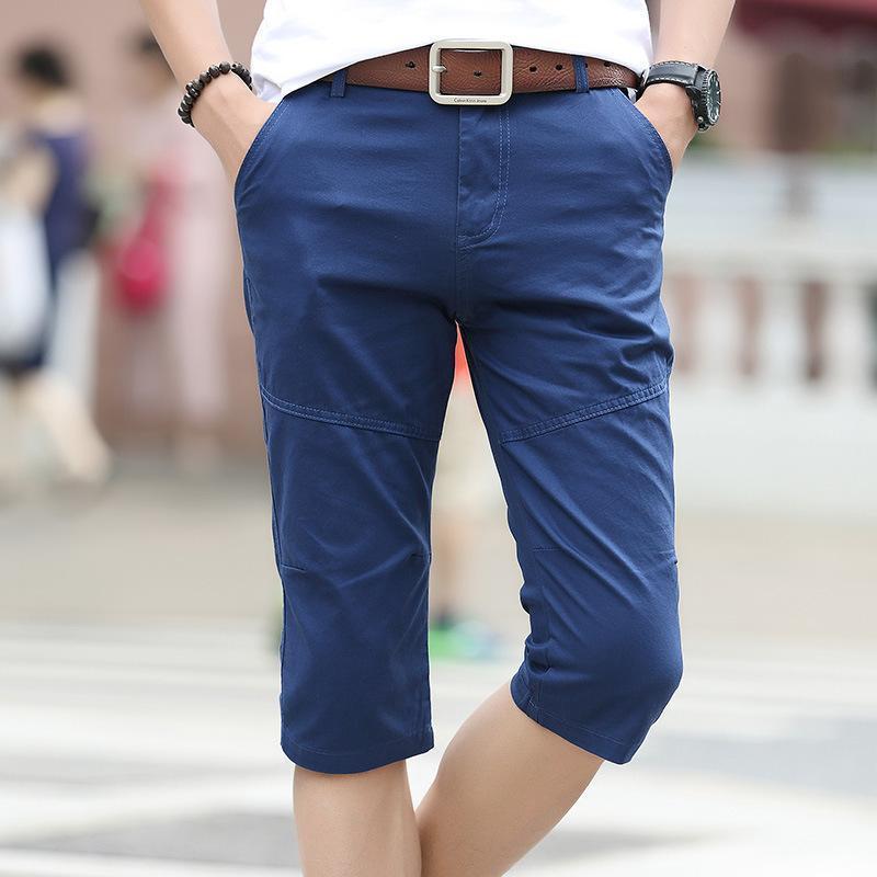 綿クロップドパンツ メンズ 七部丈7分 アンクル 夏 おしゃれ 50代 40 30 60父の日 普段着 細身 | ブランド登録なし | 10
