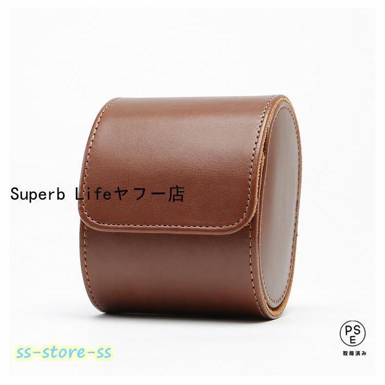 時計ケース 腕時計 収納ケース 1本収納 PU レザー 革 ウォッチボックス 1本 時計収納 時計ボックス 撥水 コンパクト 軽量 旅行 出張 持ち運 | ブランド登録なし | 13