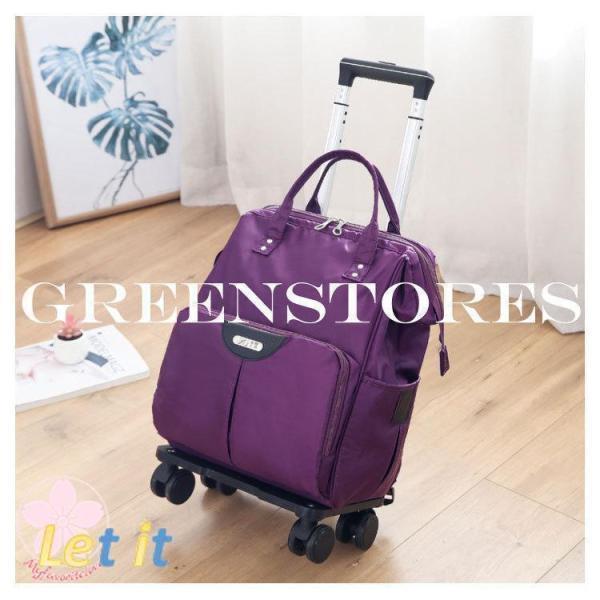 キャリーカート 機内持ち込み キャリーバッグ リュックタイプ 横押し可能 4輪キャスター 360°回転 ショッピングキャリー ショッピングカート 手提 | ブランド登録なし | 16