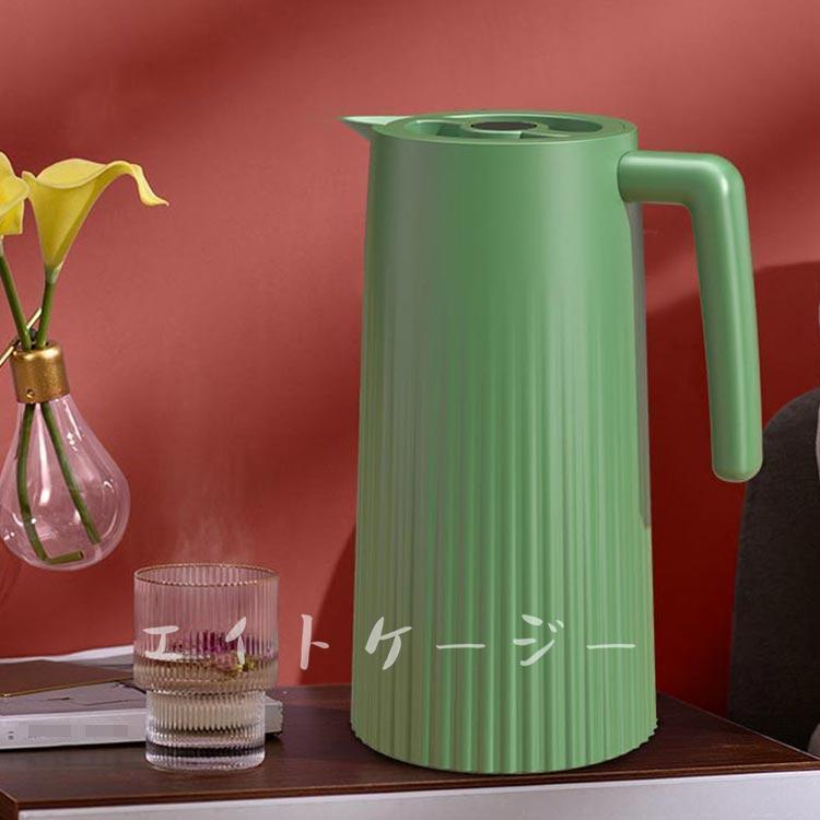 洗いやすい リビングポット 保冷保温ポット おしゃれ テーブルポット 魔法瓶 コーヒーポット 水筒 かわいい 注ぎやすい キャンプ 卓上ポ | ブランド登録なし | 01