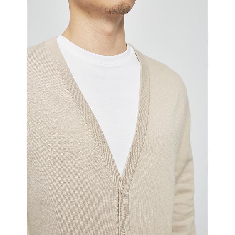 カーディガン メンズ レディース 春 男女兼用 綿 コットン100％ フライス 事務 スクール オフィス 通勤 通学 M L XL 2XL 3XL | ブランド登録なし | 18