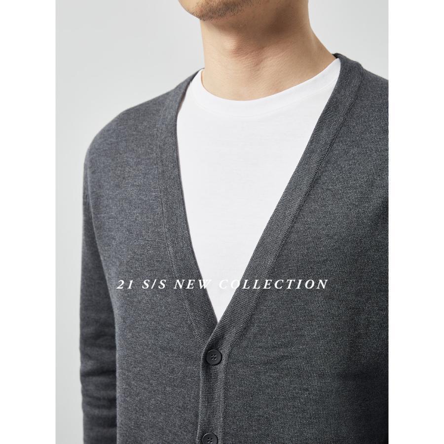 カーディガン メンズ レディース 春 男女兼用 綿 コットン100％ フライス 事務 スクール オフィス 通勤 通学 M L XL 2XL 3XL | ブランド登録なし | 20