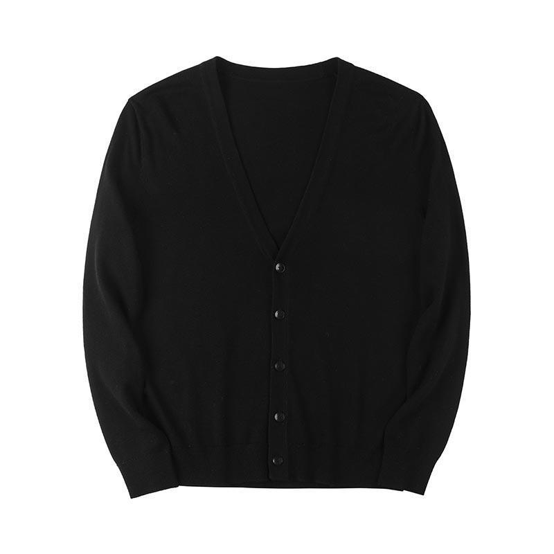 カーディガン メンズ レディース 春 男女兼用 綿 コットン100％ フライス 事務 スクール オフィス 通勤 通学 M L XL 2XL 3XL | ブランド登録なし | 08