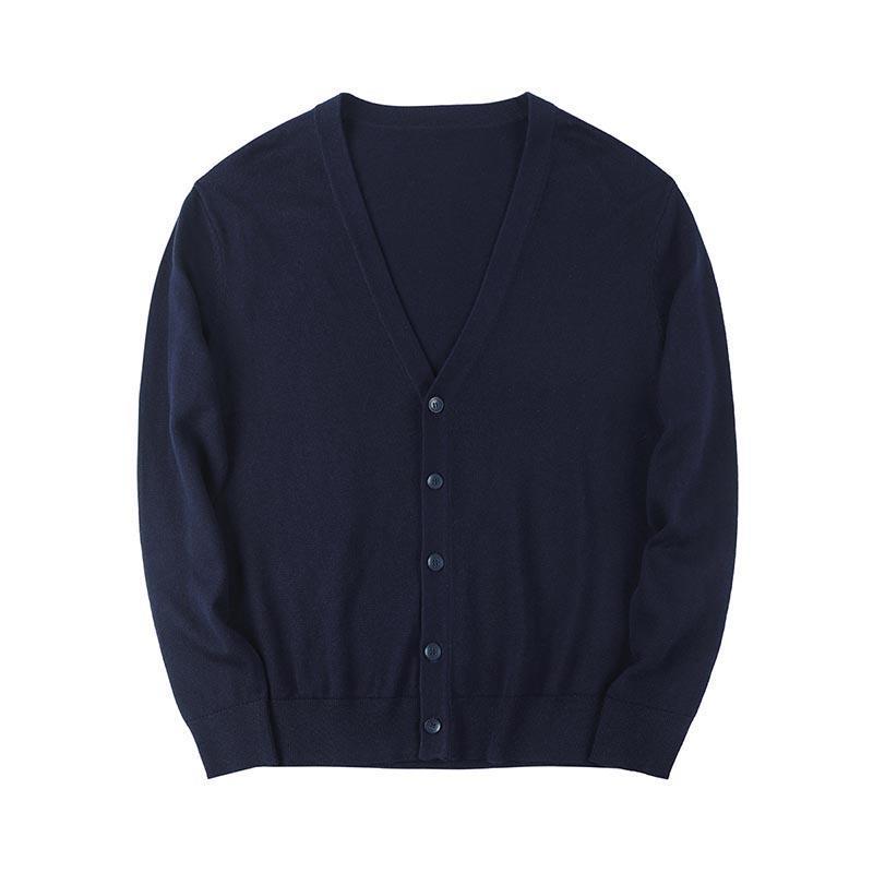 カーディガン メンズ レディース 春 男女兼用 綿 コットン100％ フライス 事務 スクール オフィス 通勤 通学 M L XL 2XL 3XL | ブランド登録なし | 11