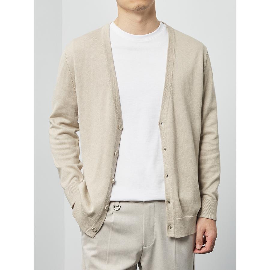 カーディガン メンズ レディース 春 男女兼用 綿 コットン100％ フライス 事務 スクール オフィス 通勤 通学 M L XL 2XL 3XL | ブランド登録なし | 16