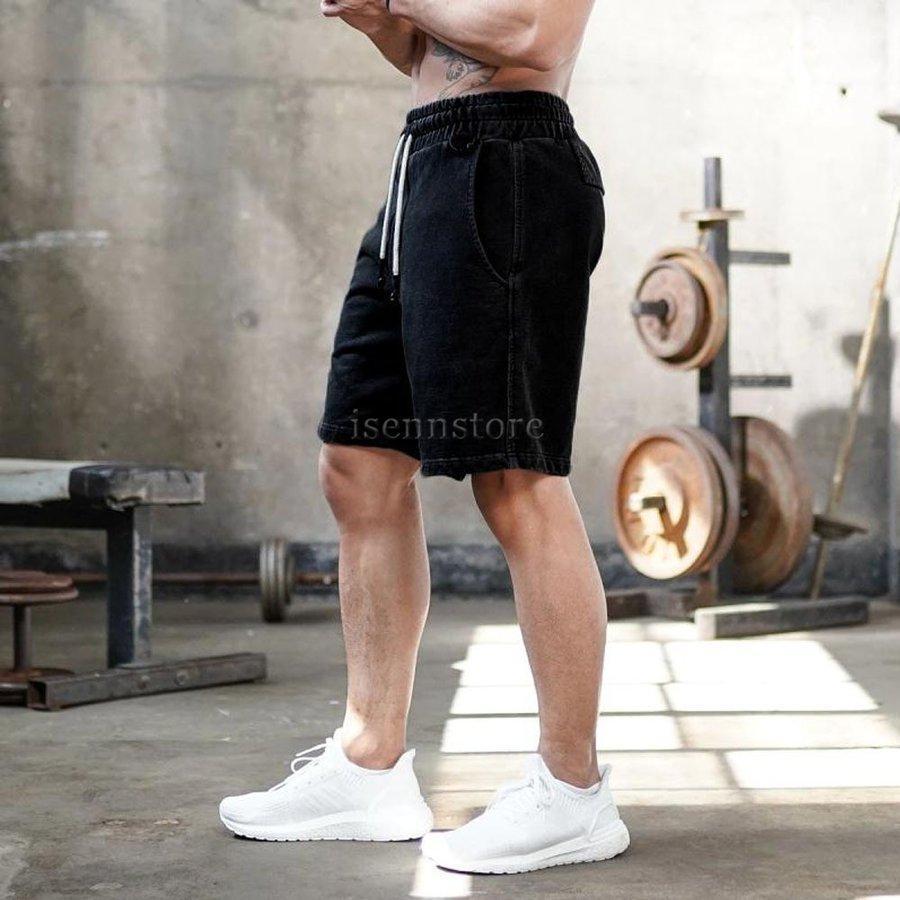 スウェットパンツ ハーフパンツ メンズ 五分丈 ジャージ ショートパンツ 大きいサイズ カジュアルランニング ジョガーパンツ 短パン 夏スポーツ |  | 04