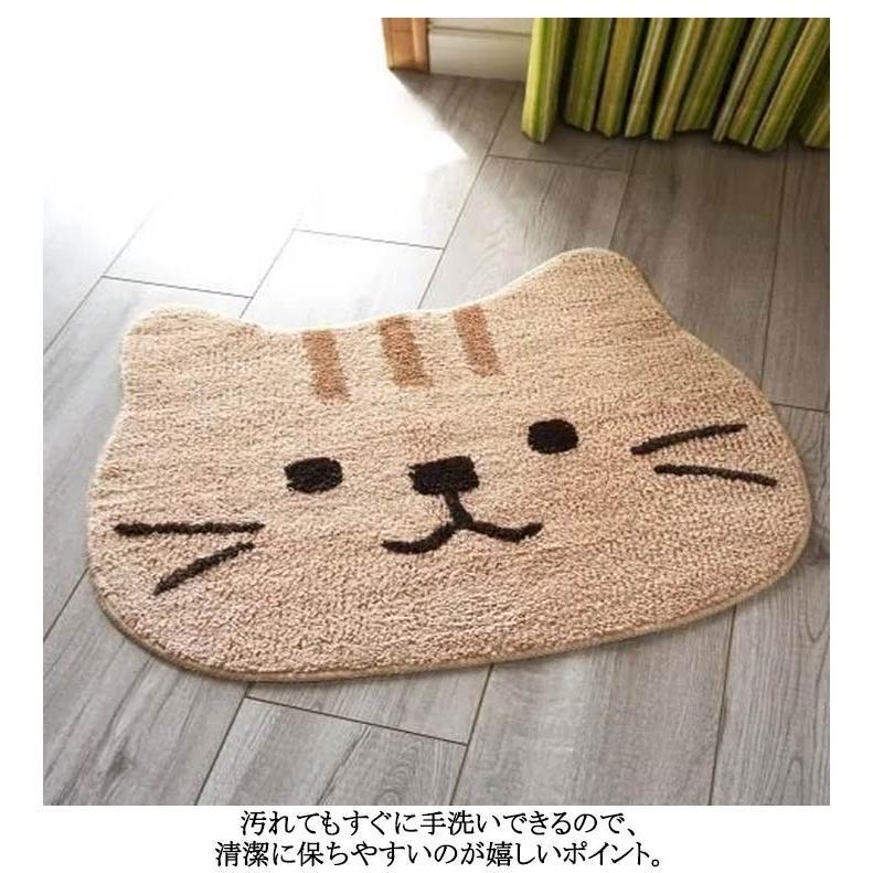 玄関マット 猫 滑り止め 洗面所 屋内 業務用 かわいい 洗える オールシーズン適用 マット 猫柄 お風呂マット 浴槽 マット 吸水マット 耐磨耗性 | ブランド登録なし | 11