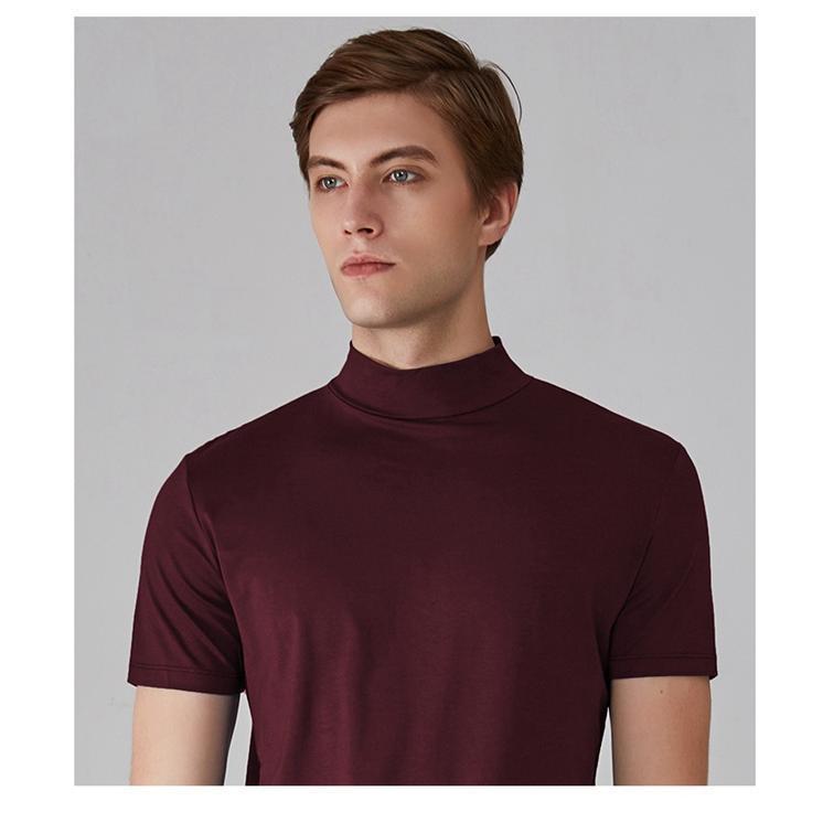 モックネックTシャツ ゴルフ インナー 半袖 メンズ ハイネック Tシャツ カットソー ポロシャツ 肌着 ゴルフウェア スポーツ ランニング |  | 10