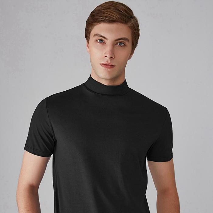 モックネックTシャツ ゴルフ インナー 半袖 メンズ ハイネック Tシャツ カットソー ポロシャツ 肌着 ゴルフウェア スポーツ ランニング |  | 07