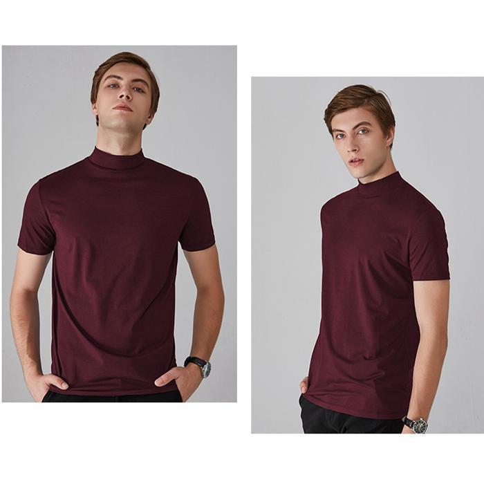 モックネックTシャツ ゴルフ インナー 半袖 メンズ ハイネック Tシャツ カットソー ポロシャツ 肌着 ゴルフウェア スポーツ ランニング |  | 09