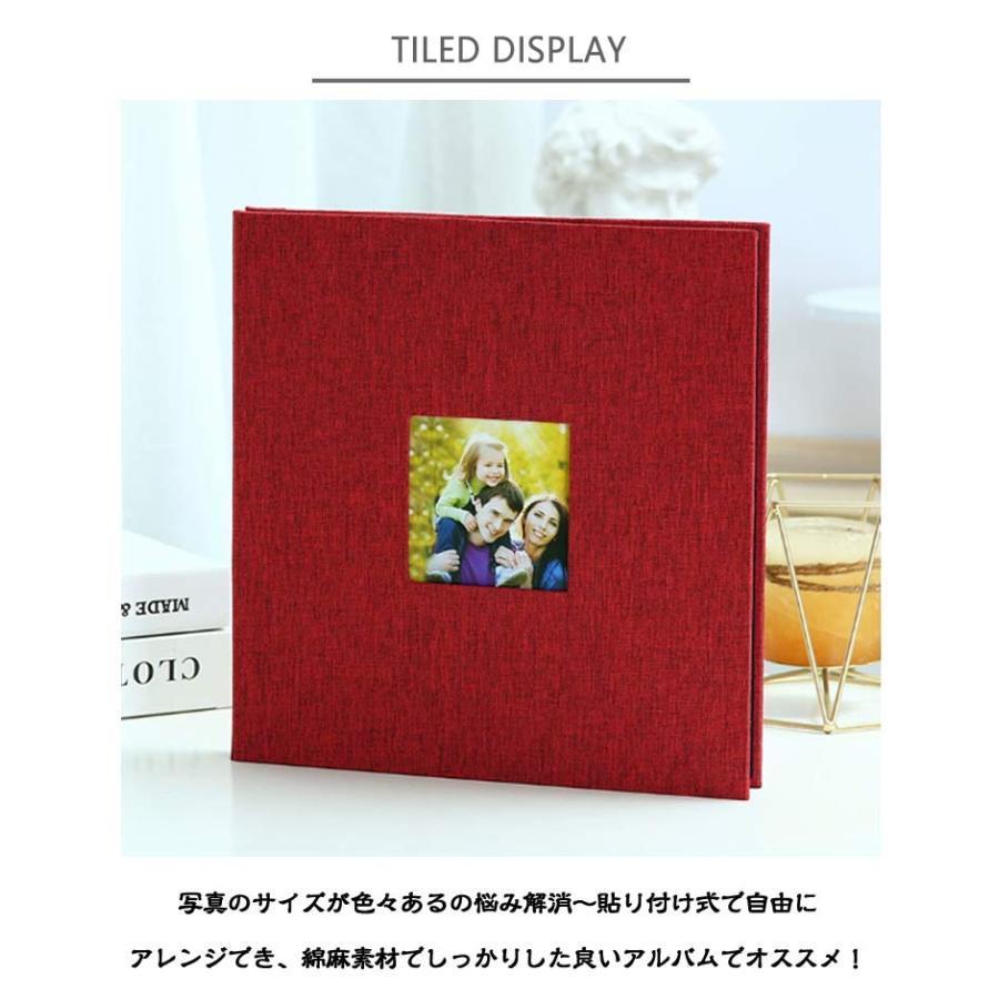 フォトアルバム 貼るタイプ アルバム 全40ページ(20枚) ファイル 手作りフォトブック 手作り 大容量 写真アルバム お祝い 台紙 L/KG/2L | ブランド登録なし | 10