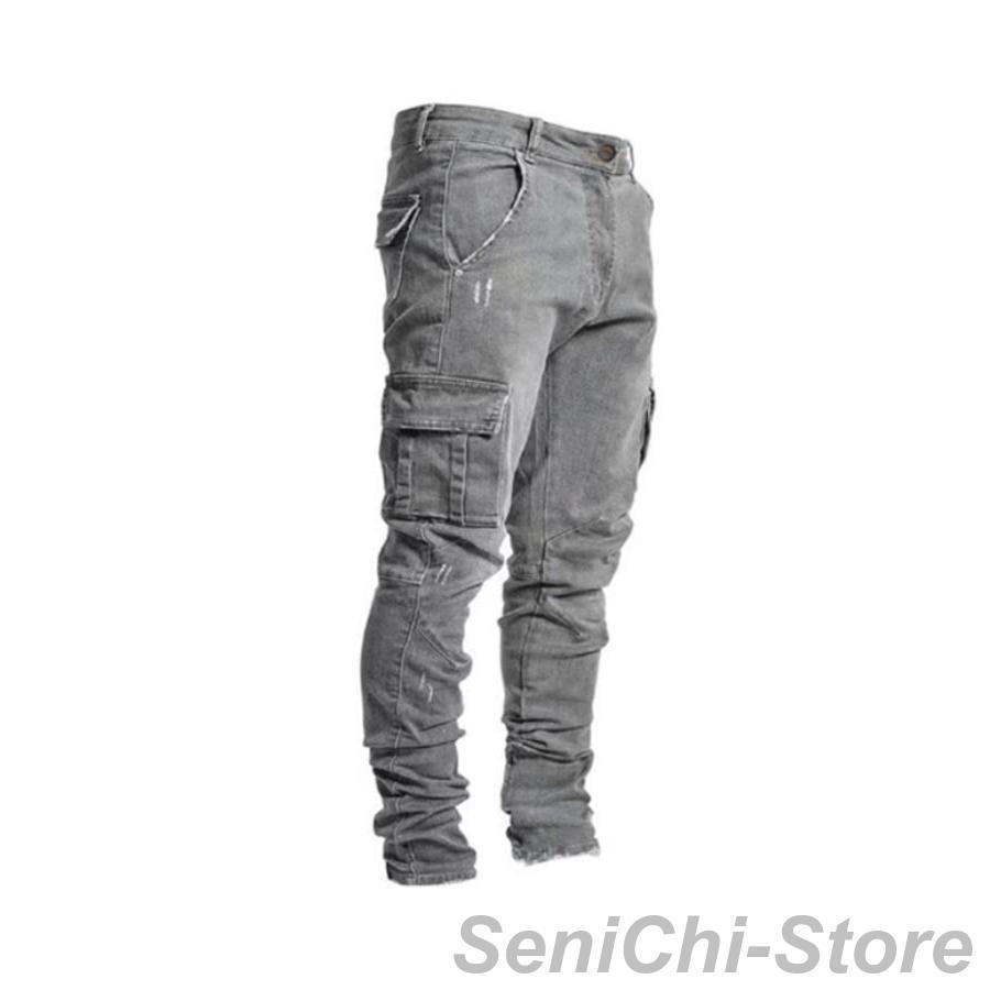 デニムパンツ メンズ ジーパン ストレッチ スキニーデニム S-5XL ジーンズ カーゴパンツ S-5XL 大きいサイズ 作業着 作業ズボン 長ズボン | ブランド登録なし | 10