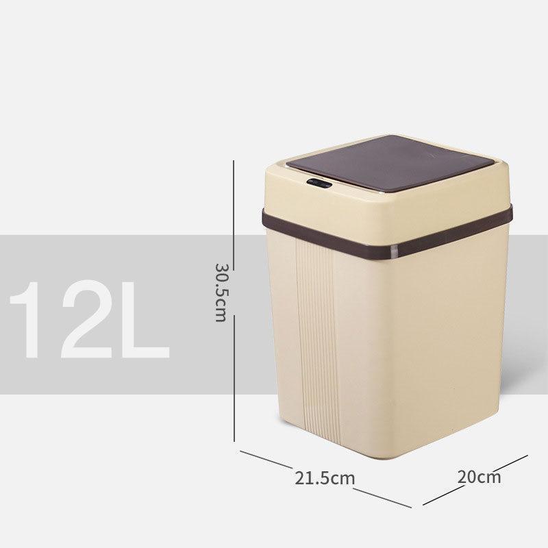 自動開閉ゴミ箱 おしゃれ キッチン スリム 12L 事務所 家庭用 シンプル リビング センサー ダストボックス 便利 衛生 母の日 ダイニング 玄関 | ブランド登録なし | 05