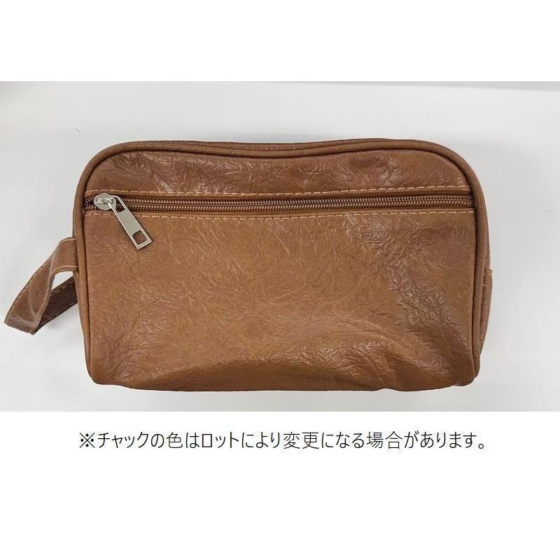 セカンドバッグ バッグ レザー調 メンズ 男性 小物入れ 防水 手提げ 持ち手付き ミニバッグ 鞄 カバン トラベルポーチ 旅行用品 収納 四角形 フ |  | 17