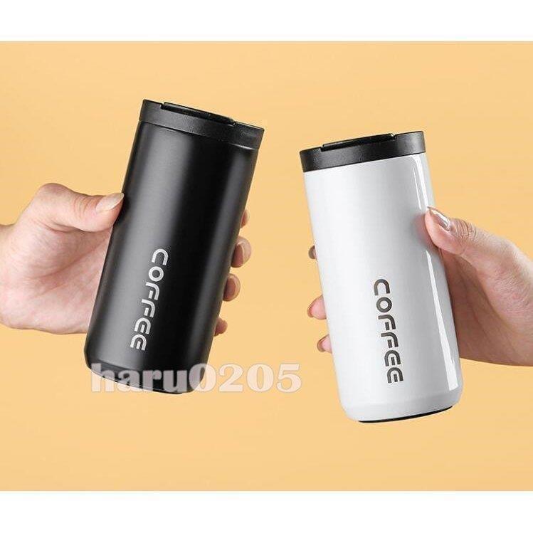タンブラー 保冷 保温 コーヒーカップ 車用 水筒 直飲み 蓋付き ステンレス製 コップ マグカップ 通勤 漏れ防止 OL オフィス 持ち歩き 魔法瓶 | ブランド登録なし | 13