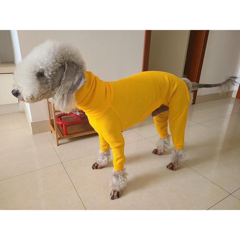 ドッグウェア ロンパース イタリアン グレーハウンド イタグレ服 ロングスリーブ タートルネック リブ スリムフィット 犬服 ペット用品 小型犬 つな | ブランド登録なし | 01