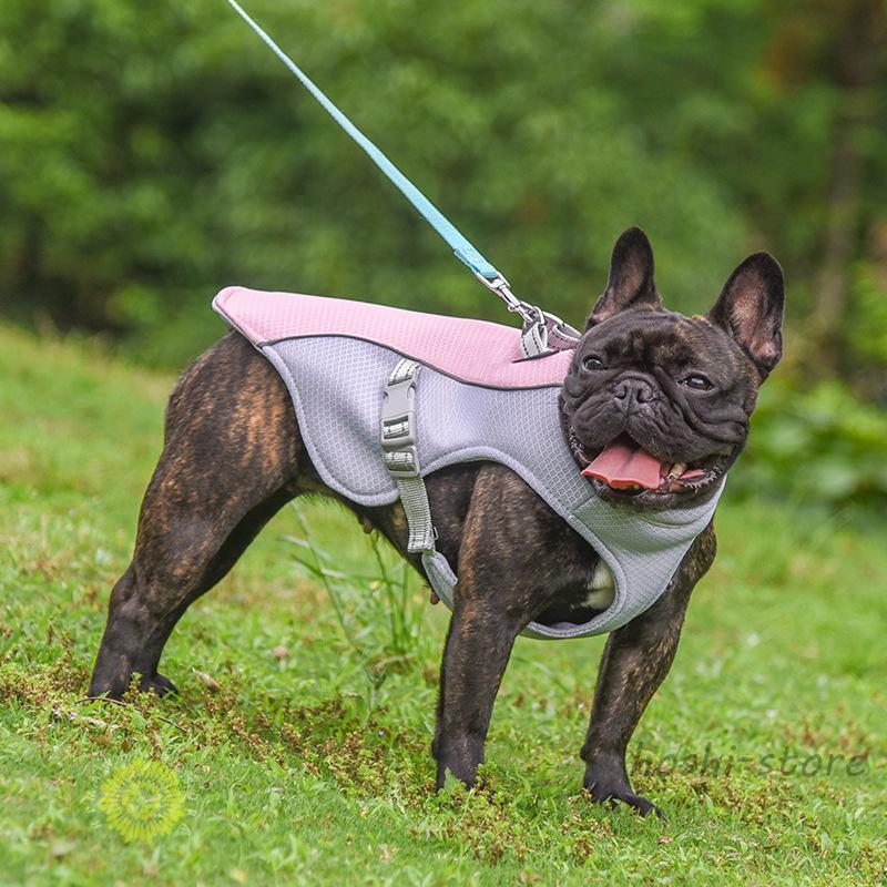 ペット クール 犬用 猫用 熱中症対策 ひんやり 冷感 犬服 小型犬 中型犬 大型犬 接触冷感 ペット服 夏対策 着せやすい 暑さ対策 快適 着脱簡単 | ブランド登録なし | 14