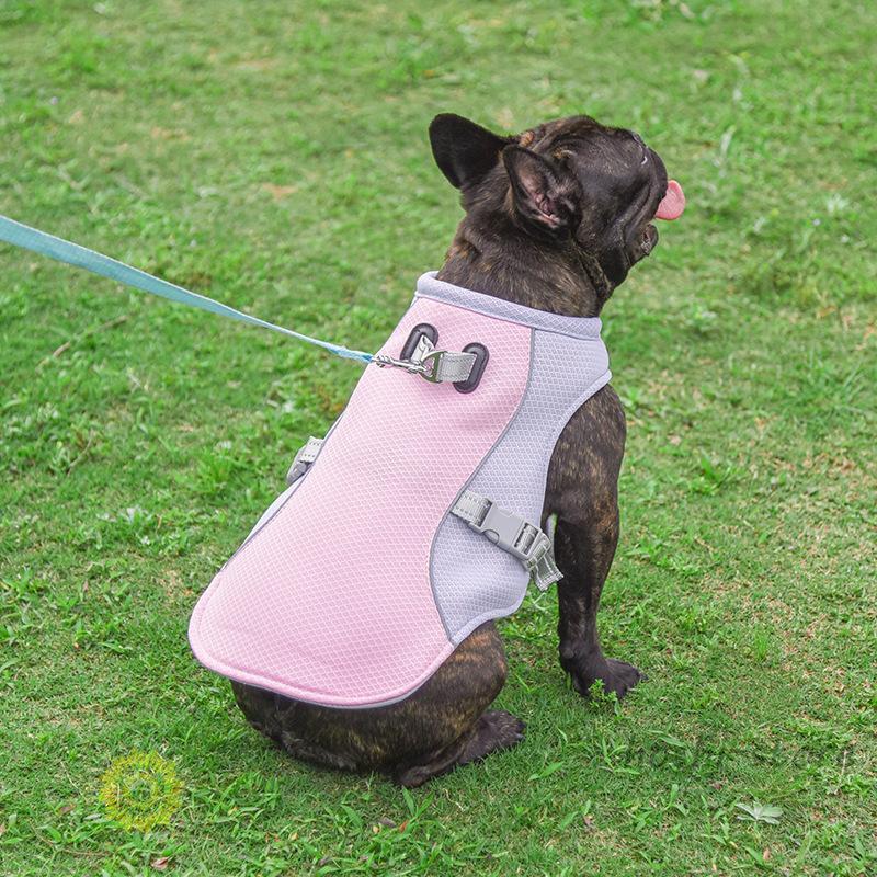 ペット クール 犬用 猫用 熱中症対策 ひんやり 冷感 犬服 小型犬 中型犬 大型犬 接触冷感 ペット服 夏対策 着せやすい 暑さ対策 快適 着脱簡単 | ブランド登録なし | 15