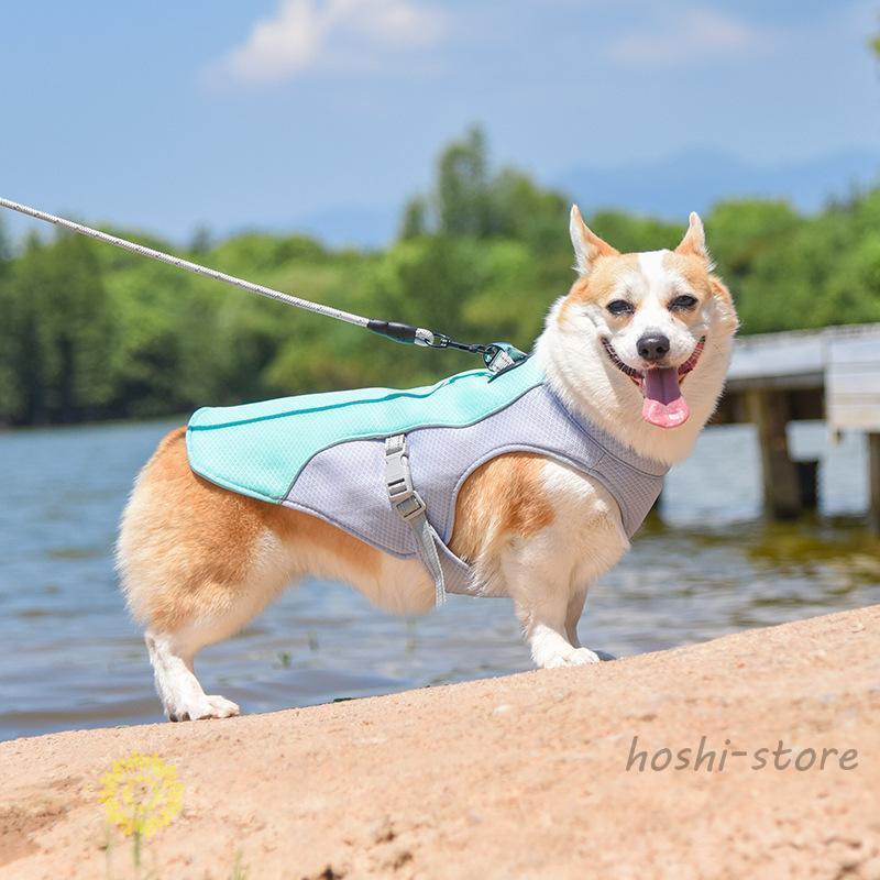 ペット クール 犬用 猫用 熱中症対策 ひんやり 冷感 犬服 小型犬 中型犬 大型犬 接触冷感 ペット服 夏対策 着せやすい 暑さ対策 快適 着脱簡単 | ブランド登録なし | 08