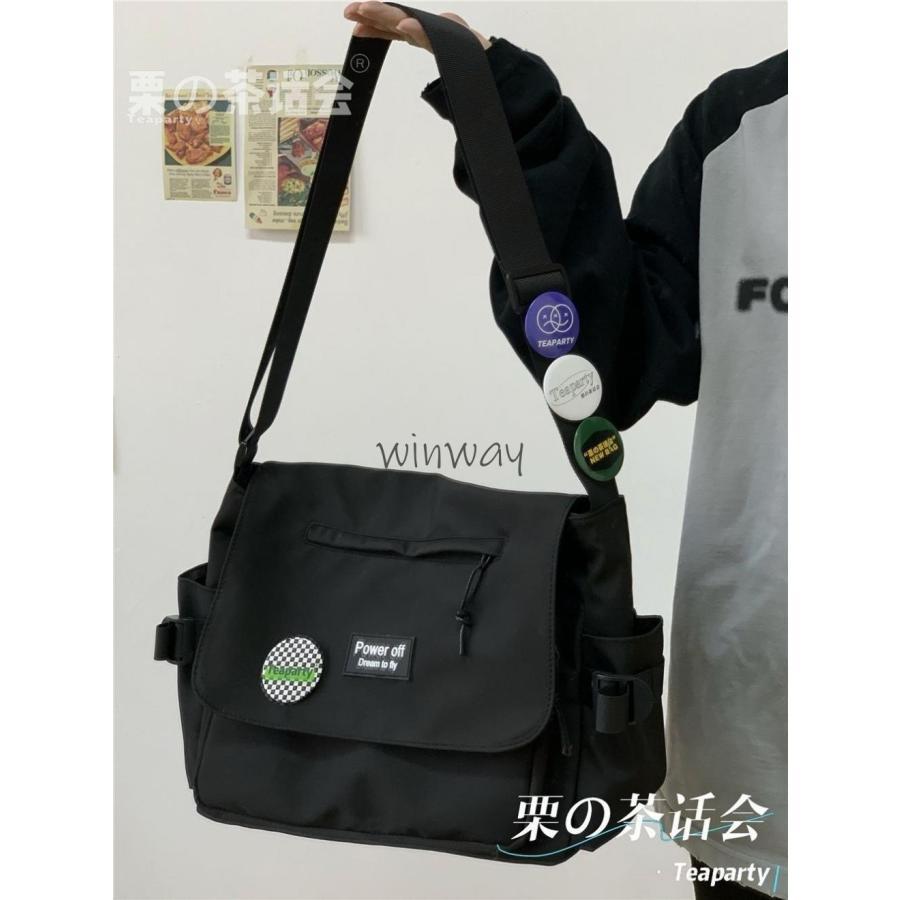 ショルダーバッグ 学生 大きめ a4 カップル 帆布 斜めがけ おしゃれ 男性 女性かばん スポーツ 旅行 通学 通勤 大容量　防水 | ブランド登録なし | 10