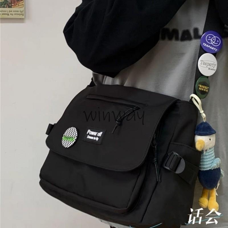 ショルダーバッグ 学生 大きめ a4 カップル 帆布 斜めがけ おしゃれ 男性 女性かばん スポーツ 旅行 通学 通勤 大容量　防水 | ブランド登録なし | 08