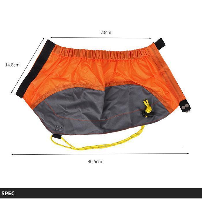 ショート丈ゲイター 全4色 防水 透湿 耐久 撥水 簡単着脱 登山 トレッキング ゲーター ゲイター 雨よけ 砂よけ 砂利 雪 ゴルフ | ブランド登録なし | 08