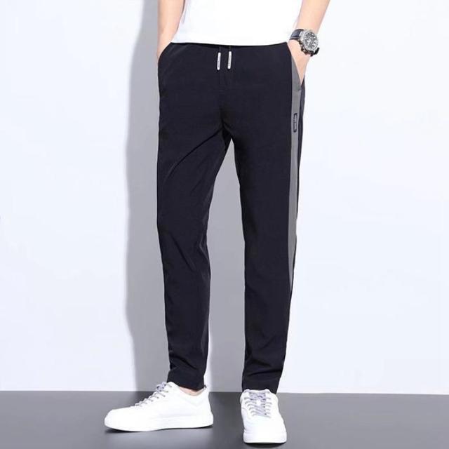 春 ストレッチパンツ ゴルフウェア メンズ パンツ ゴルフパンツ　夏ズボン チノパン メンズ ゴルフパンツ 涼しい ストレッチ チノパン 父の日 無地 接触冷感 夏 | ブランド登録なし | 01